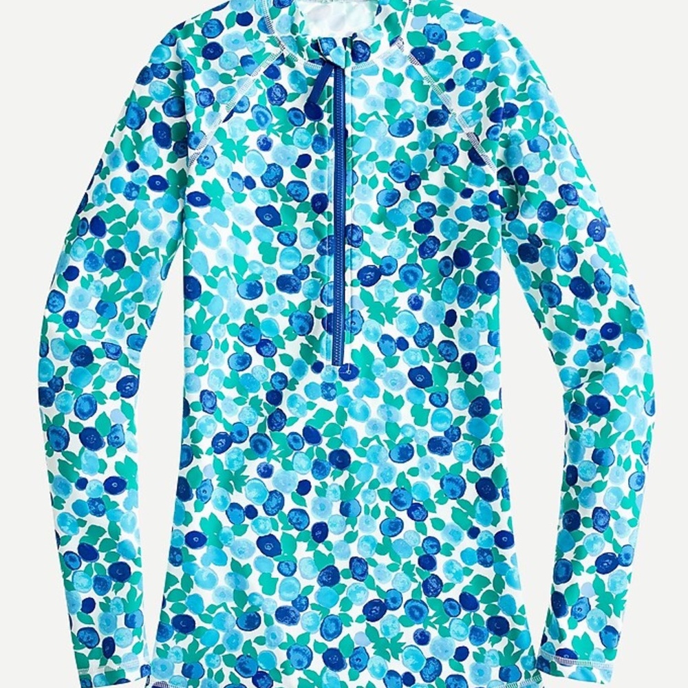 J.Crew Blueberry Rash Guard.
